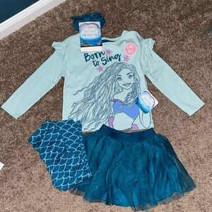 Disney The Little Mermaid 4pc 2t set